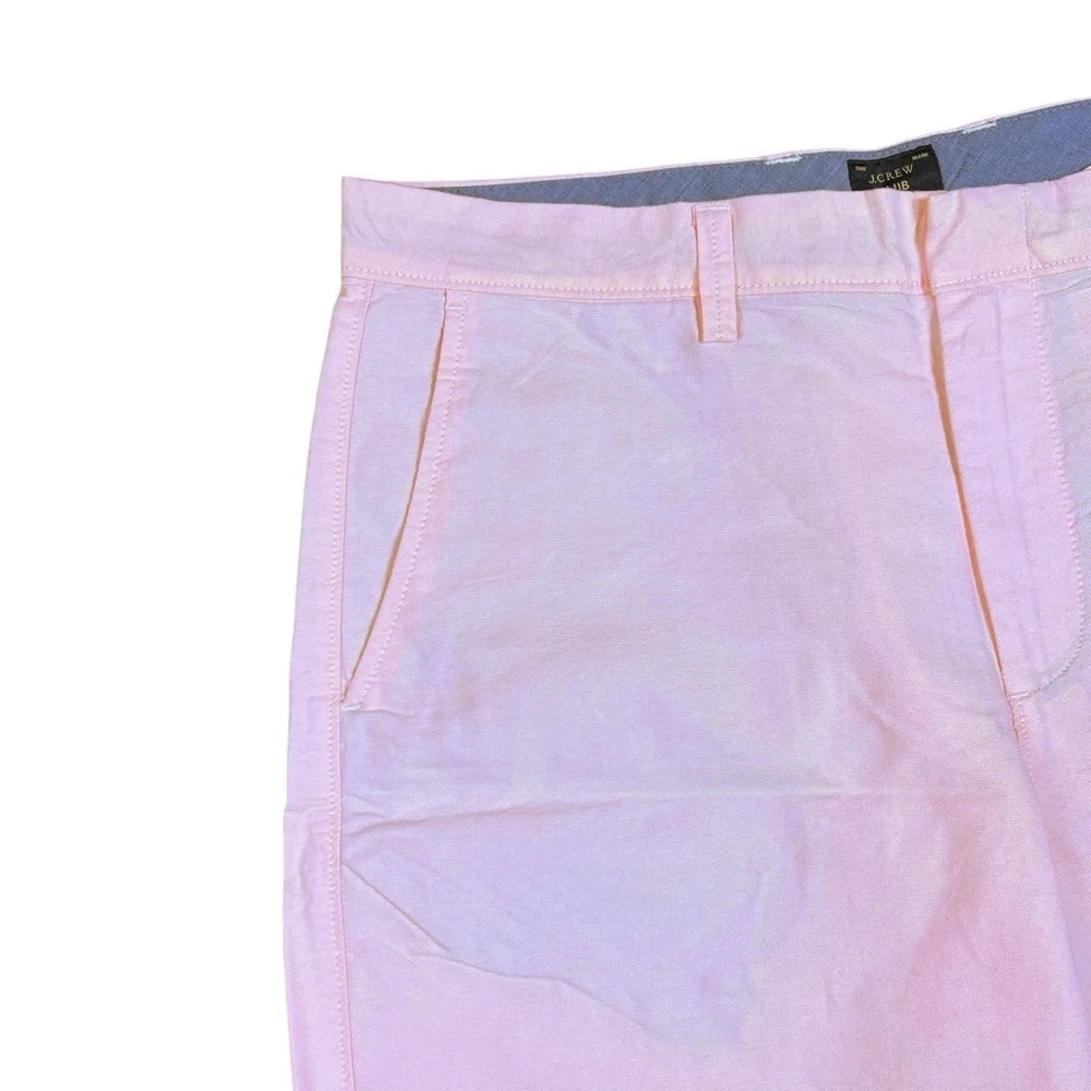 J. Crew Club Shorts Men’s 34 Pink 9” Chino Preppy Nautical Summer Classic Pastel